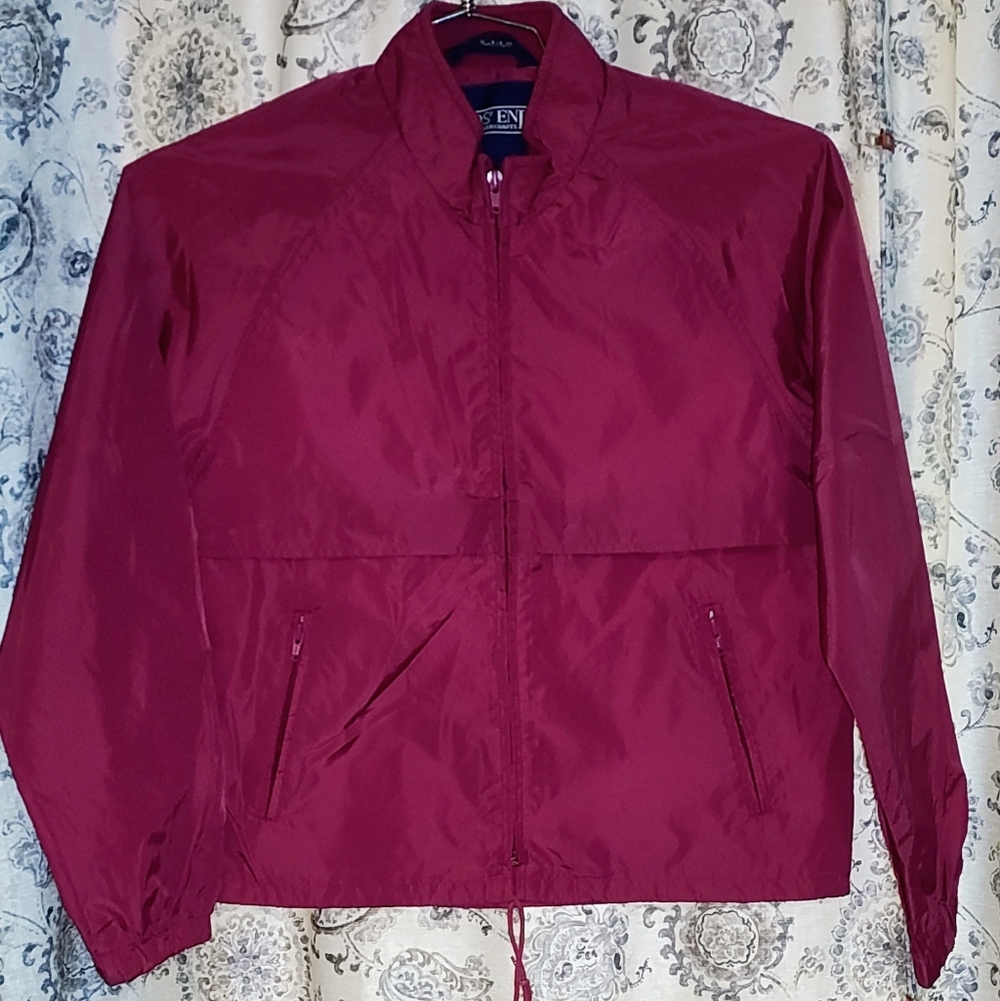 Lands' End Kids Burgundy Utility Jacket